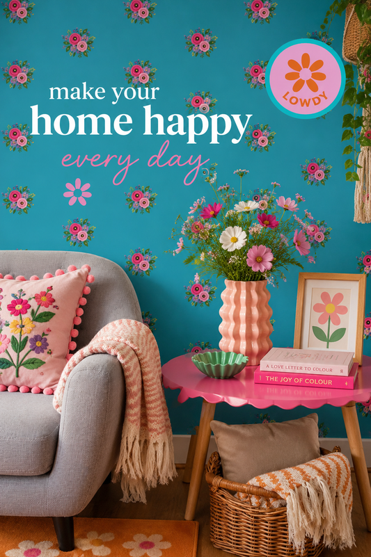 Posy Riot - Rose Eleanor - Signature Wallpaper - Dusk