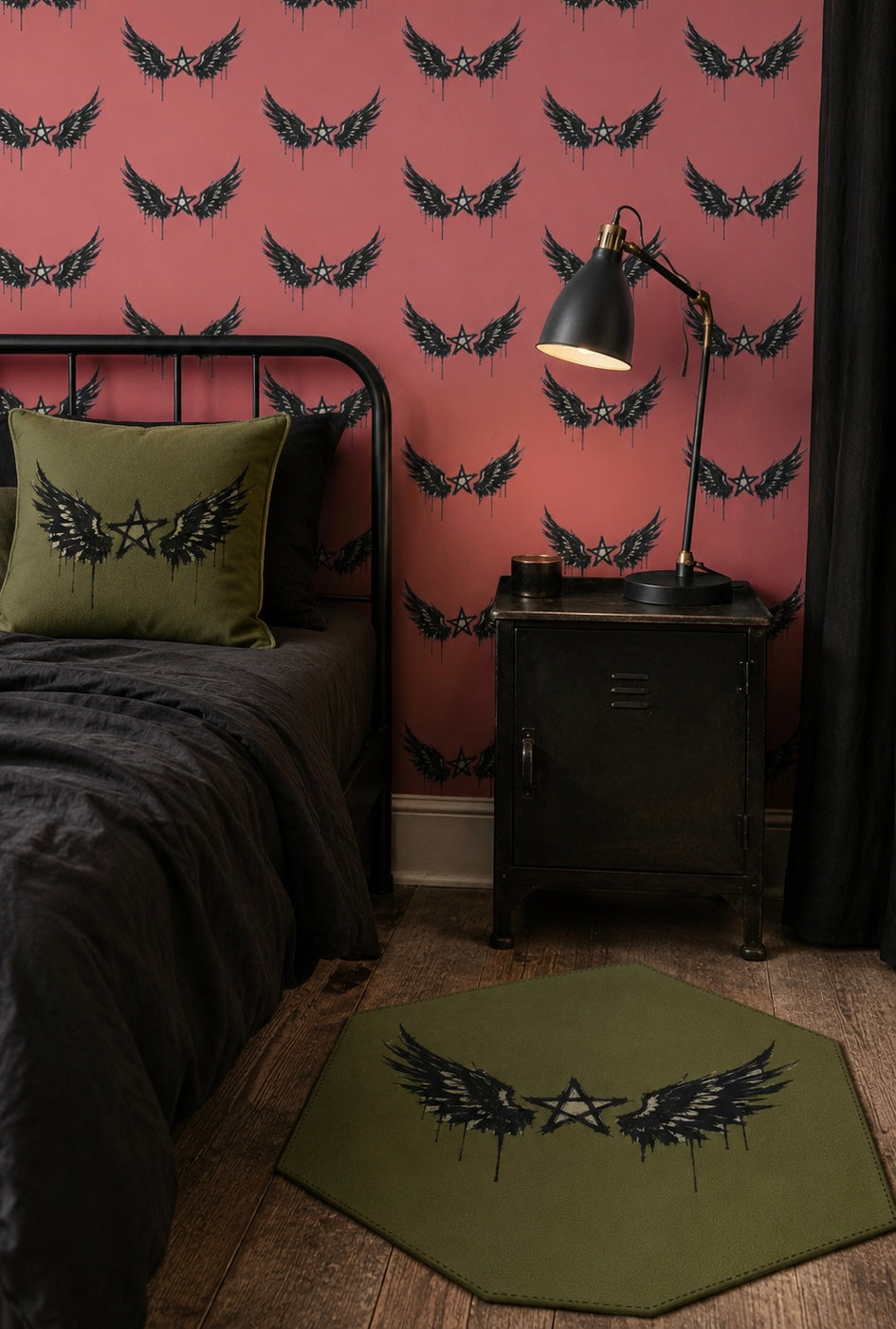 Rebel Riot - Star Wings - Wallpaper - Apricot