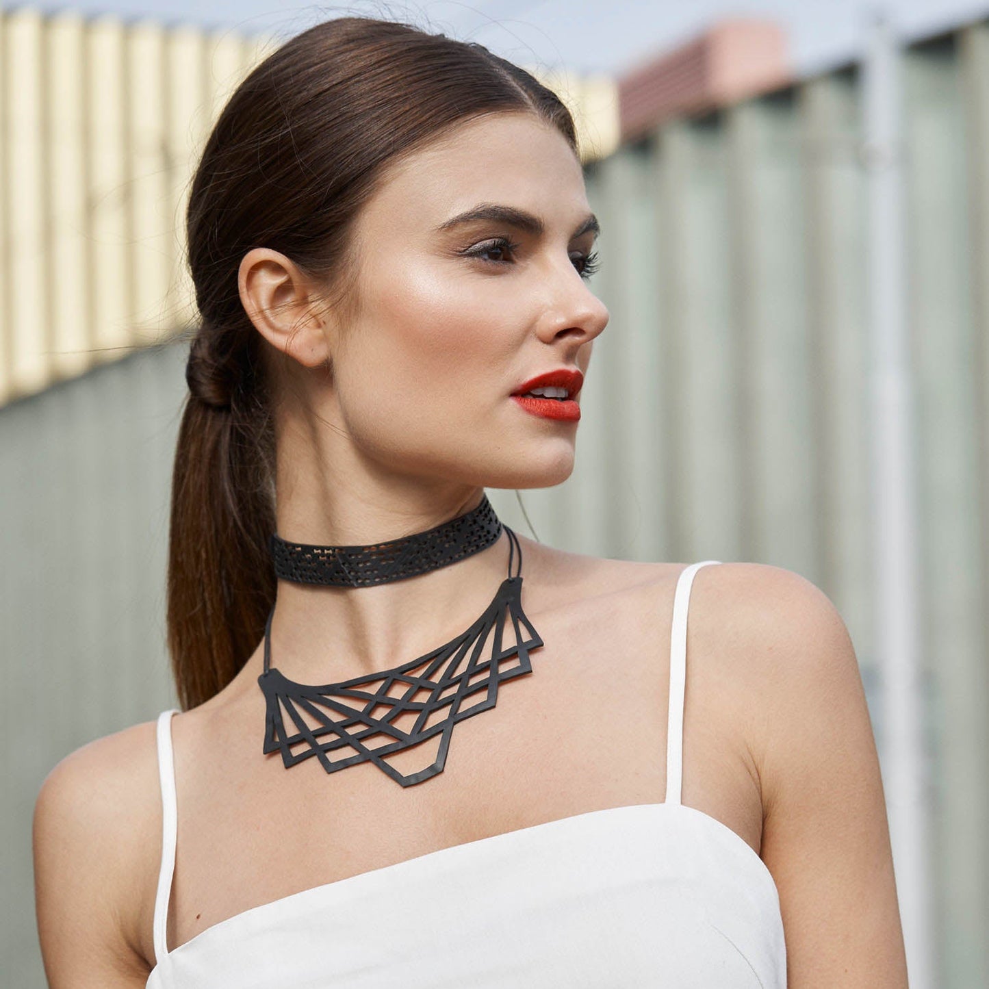 Mermaid Chic Rubber Necklace