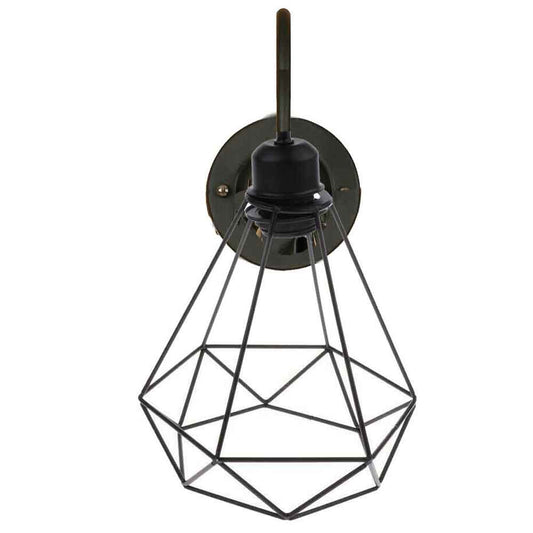 The Dock Light Collection Black Cage Wall Lights