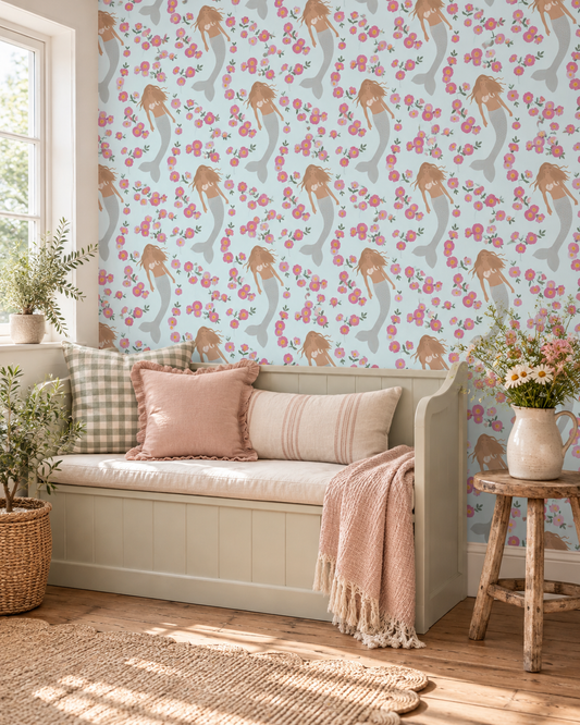 Senara - Sea Cloud - Statement Mermaid Wallpaper