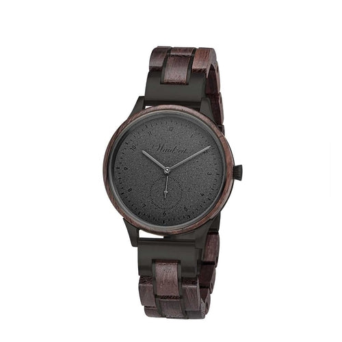 Waidzeit Mystic Black wooden strap, Unisex