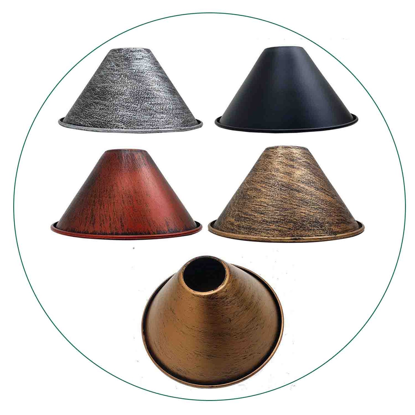 Dockcone Metallic Lampshade Collection