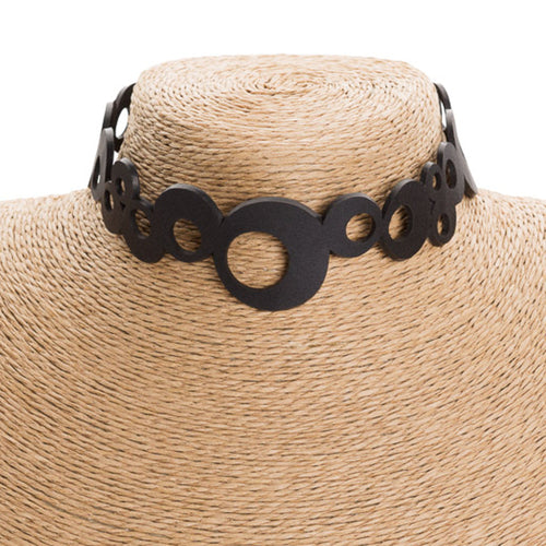 Eternity recycled rubber choker alternative view