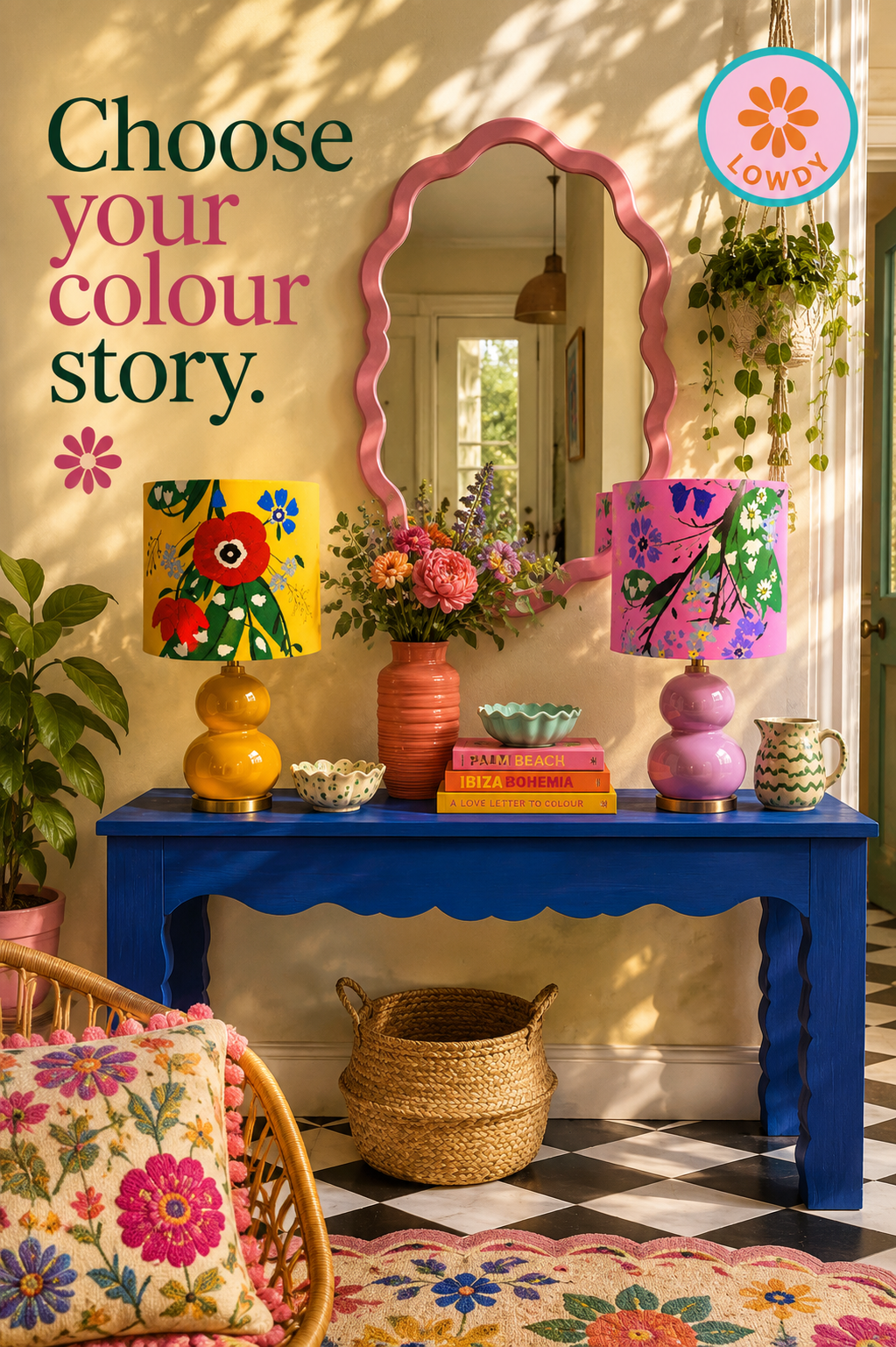 Posy Riot - Poppy Ardevora - Lampshade - Bold - Sunshine