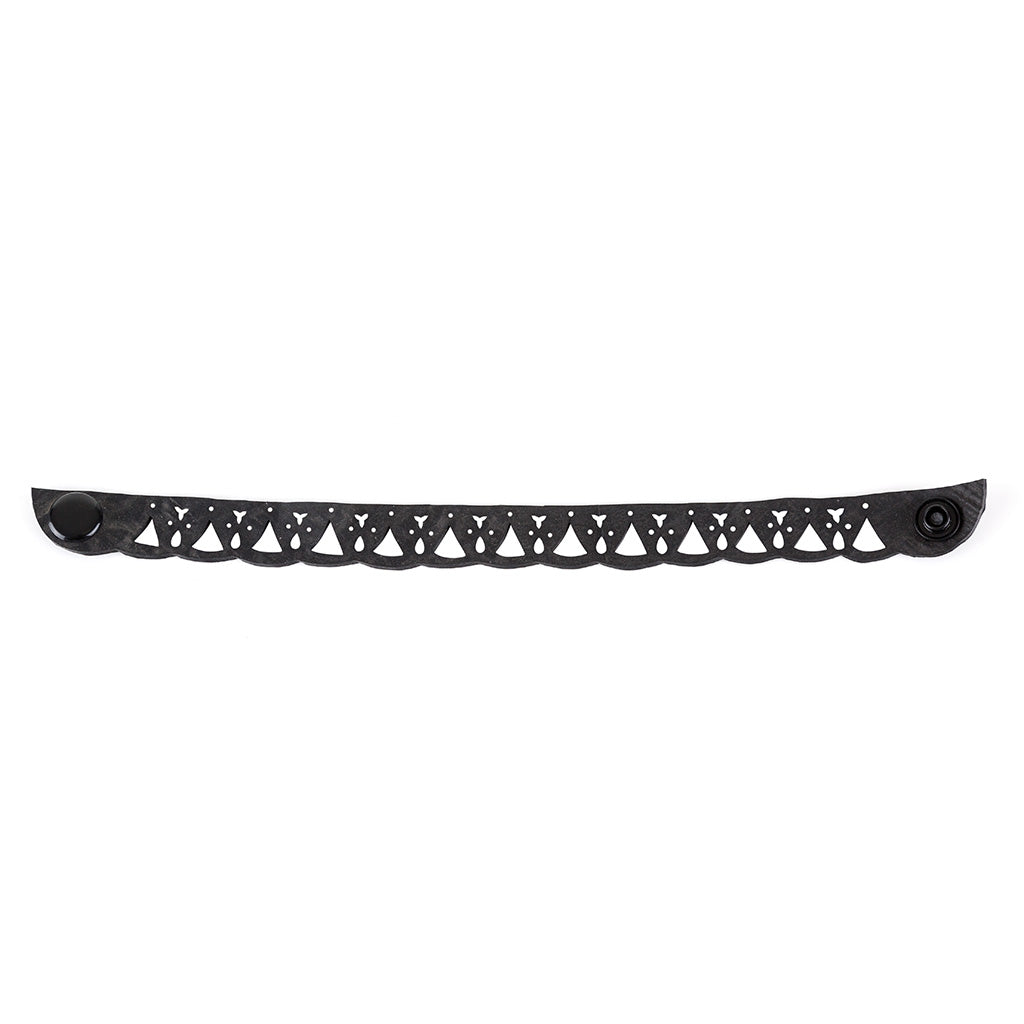 Florence Recycled Rubber Wave Bracelet product view