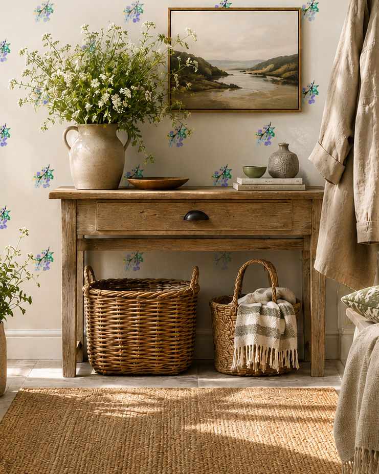Posy Riot - Eva May - Signature Wallpaper - Stone