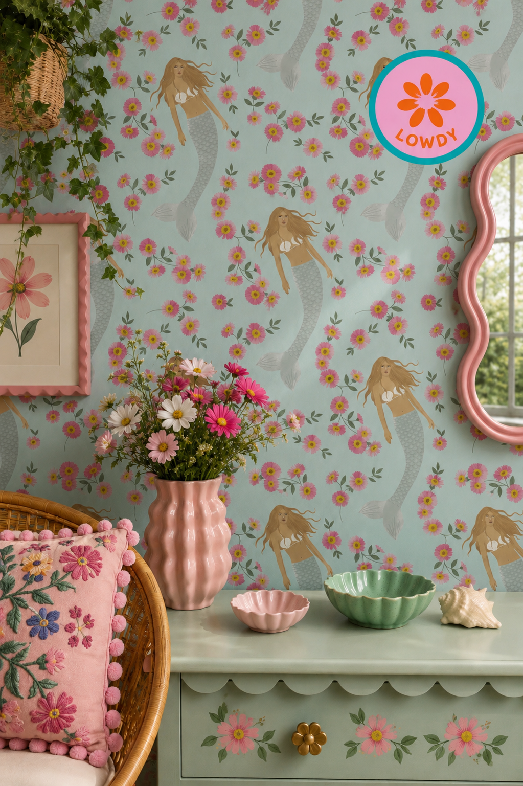 Senara - Sea Cloud - Signature Mermaid Wallpaper