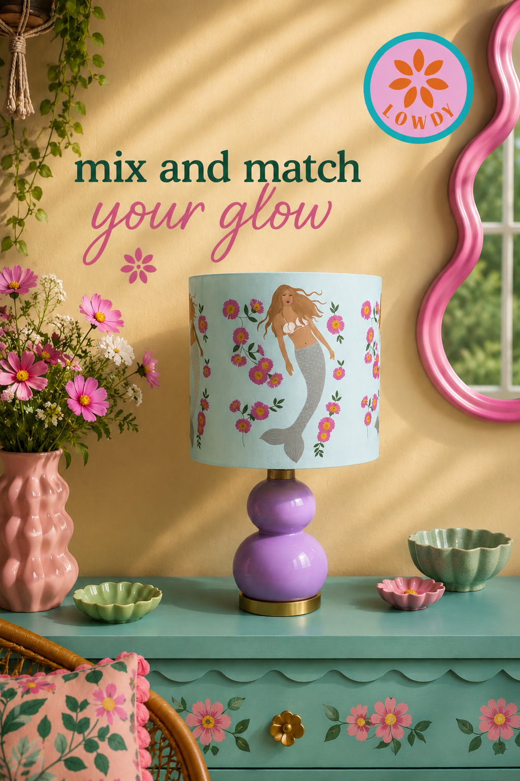 Senara - Mermaid - Lampshade - Sea Cloud