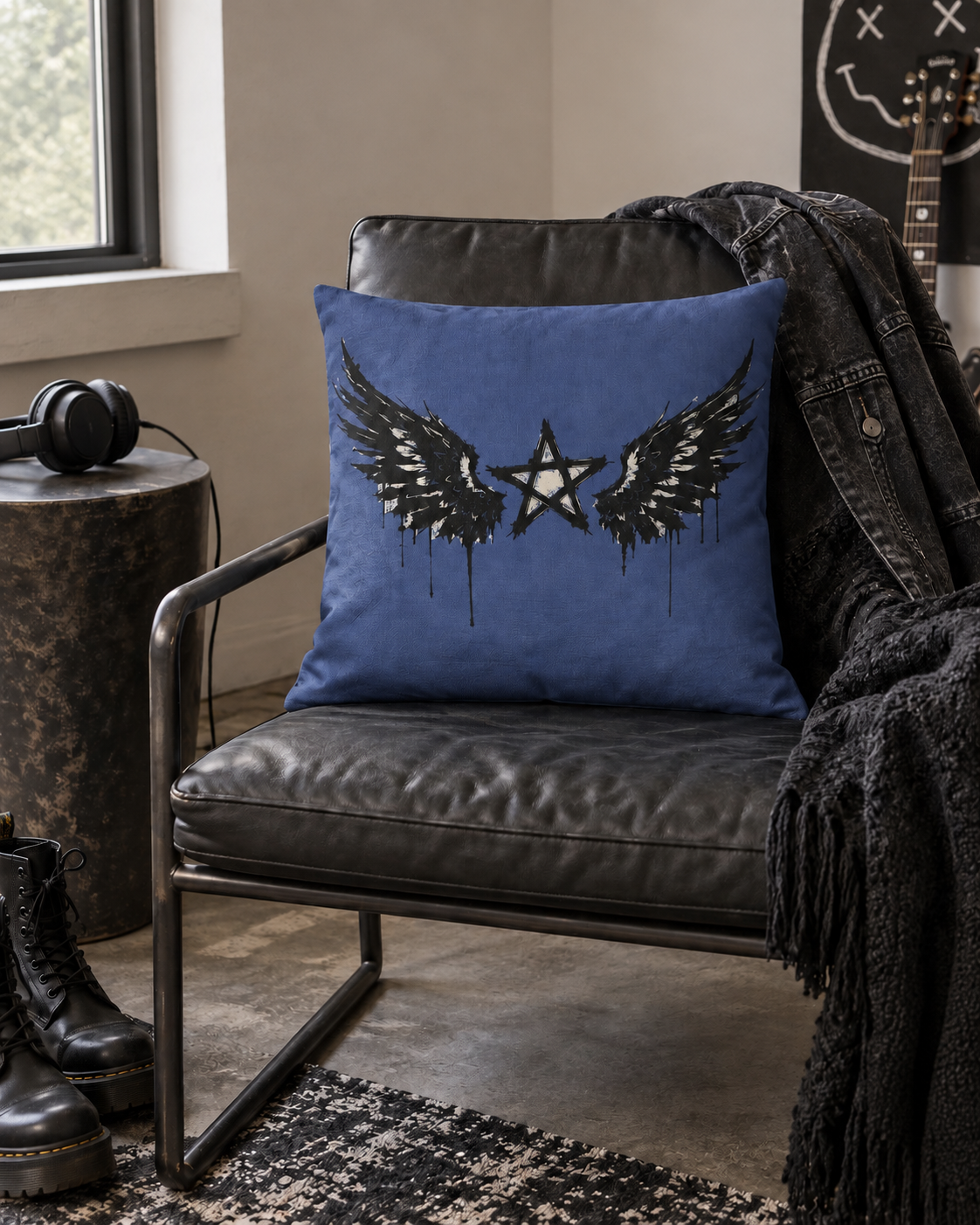 Rebel Riot - Star Wings Cushion - Midnight