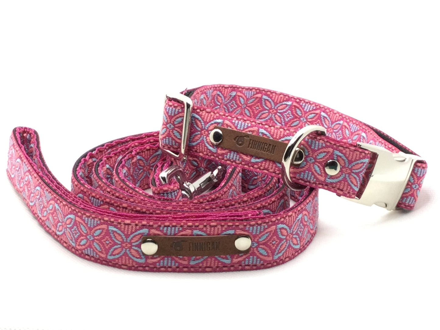 Finnigan's Fancy Designer Dog Collar Set for Big Woofers