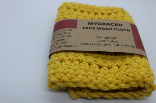 Crocheted Face Wash Cloth