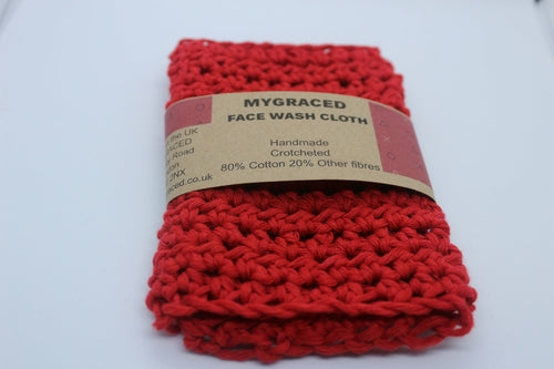 Crocheted Face Wash Cloth