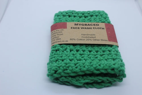 Crocheted Face Wash Cloth