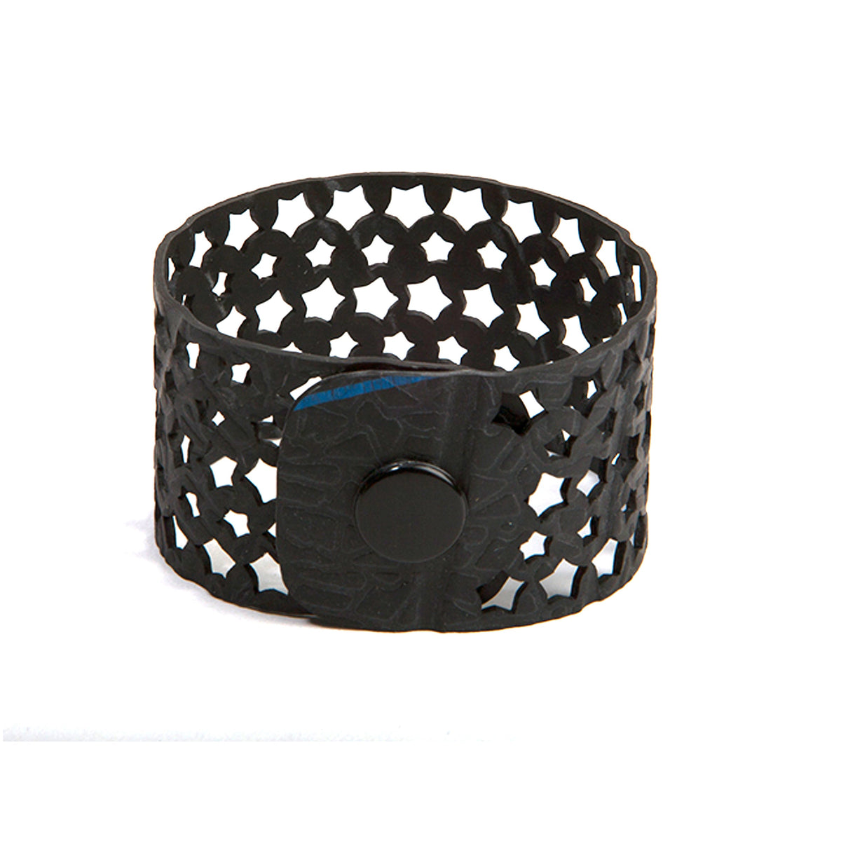 Kiki Recycled Rubber Cutwork Cuff product view