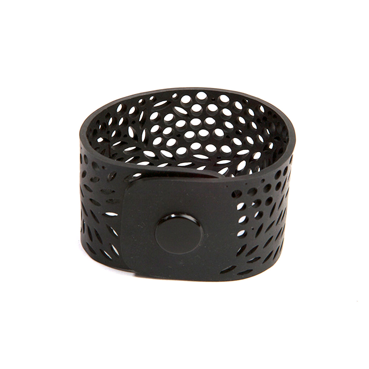 Kiki Recycled Rubber Cutwork Cuff product view