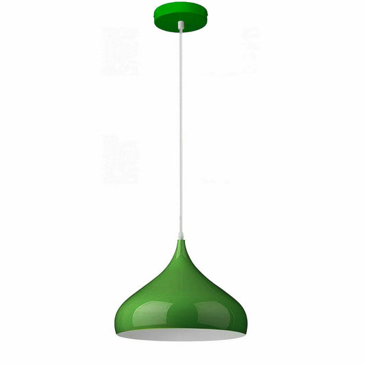 Modern Green Vintage Pendant Lamp Shade Industrial Hanging Ceiling