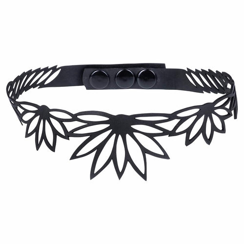 Lotus Flower Rubber Choker
