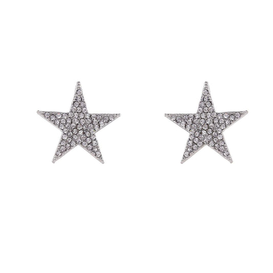 loveRocks Stone Encrusted Star Stud Earrings