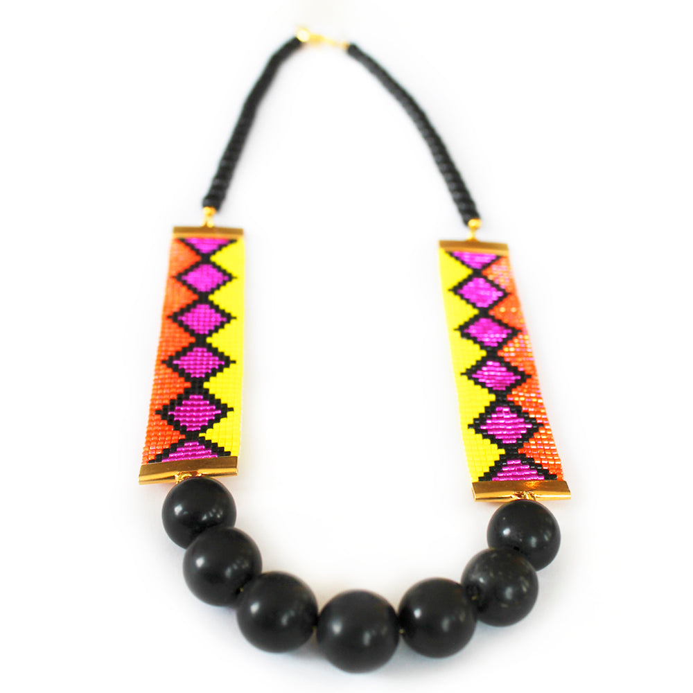 Miami Nights Necklace - Orange