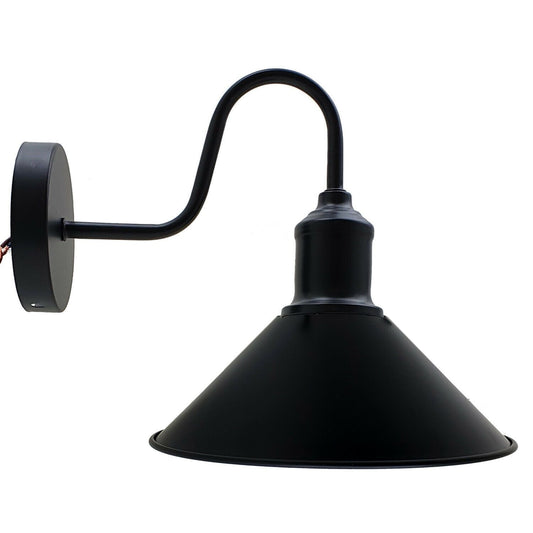 Modern Retro Industrial Black Color Wall Mounted Lights Rustic Sconce