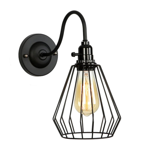 Modern Retro Vintage Industrial Wall Mounted Light Rustic Sconce Lamp