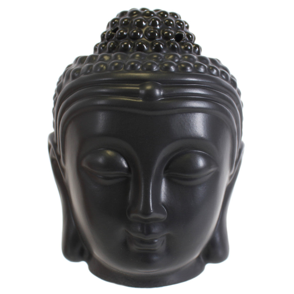 Black Buddha Head Oil Burner