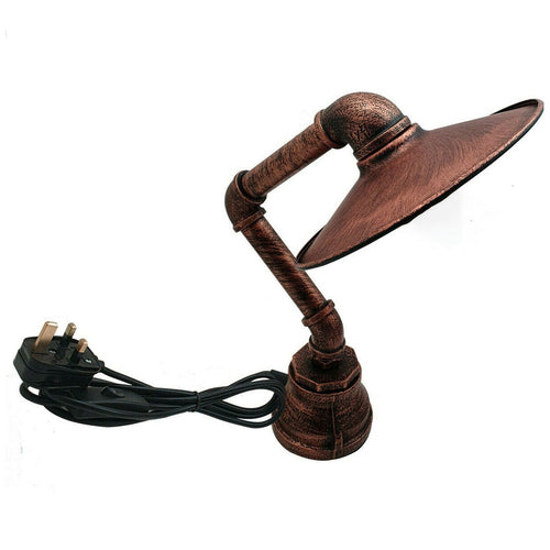 Industrial pipe Table Lamp Light Fixture