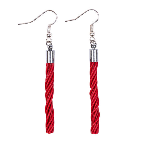 Candy Recycled Electrical Wire Earrings product view