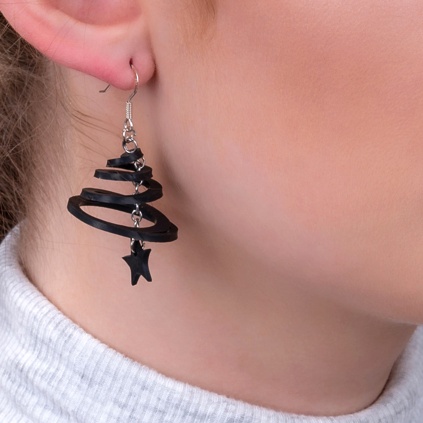 Mars & Venus Rubber Earrings