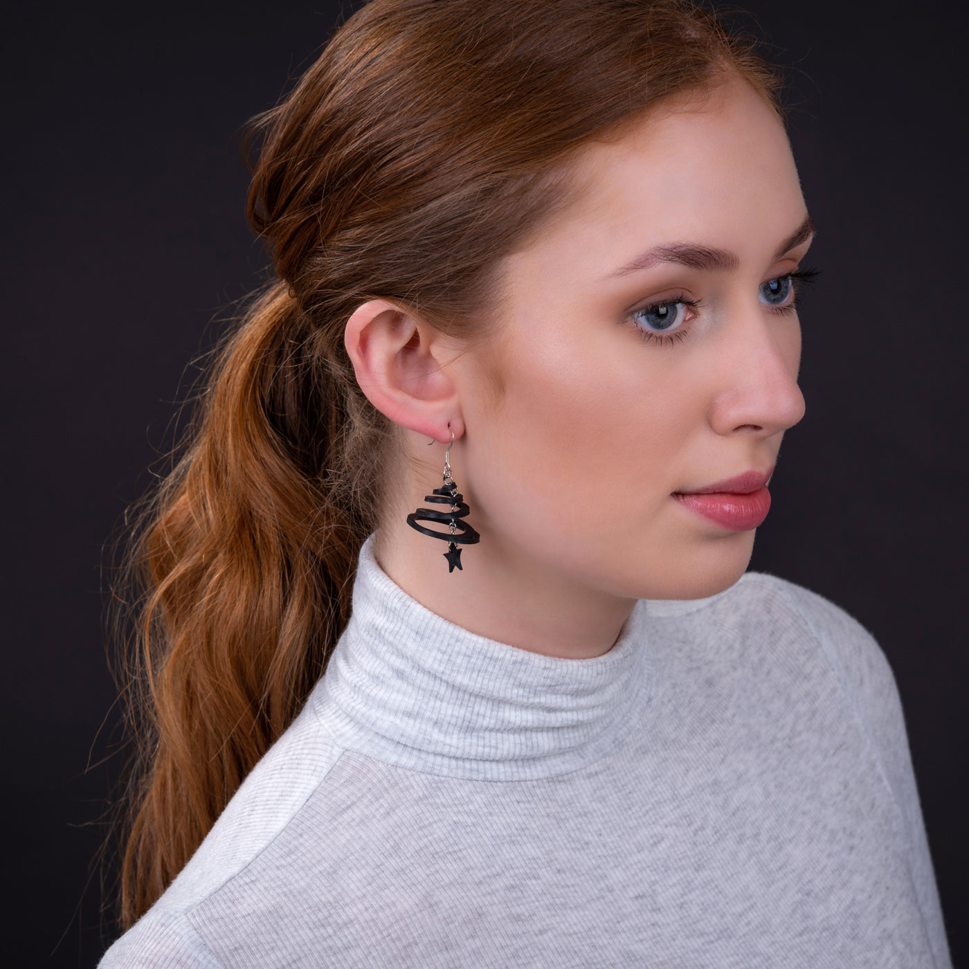 Mars & Venus Rubber Earrings