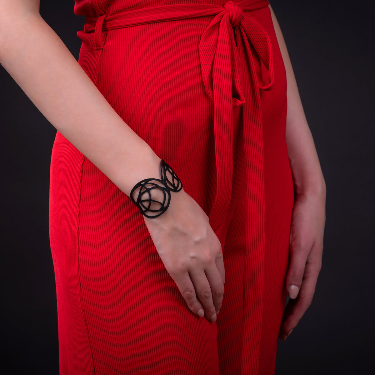 Neptune Recycled Rubber Cuff