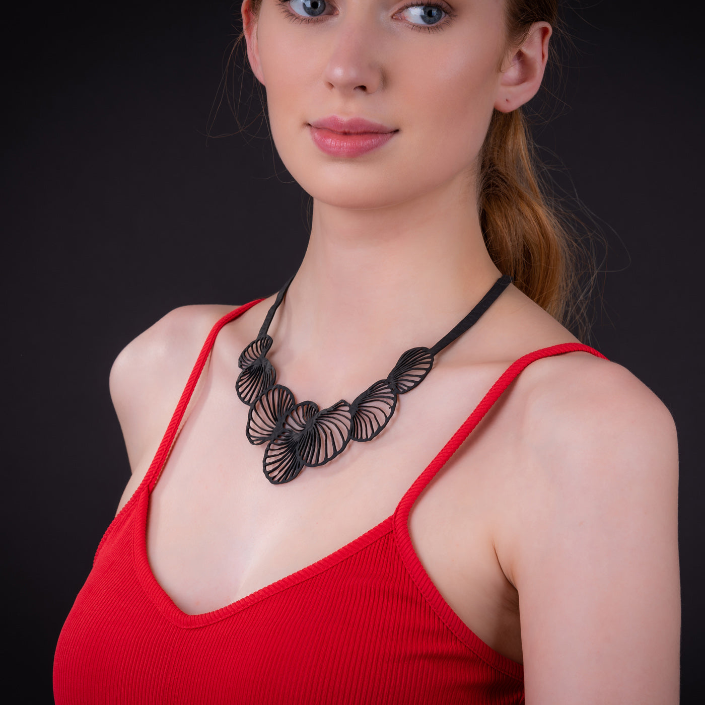 Shell Chic Rubber Necklace