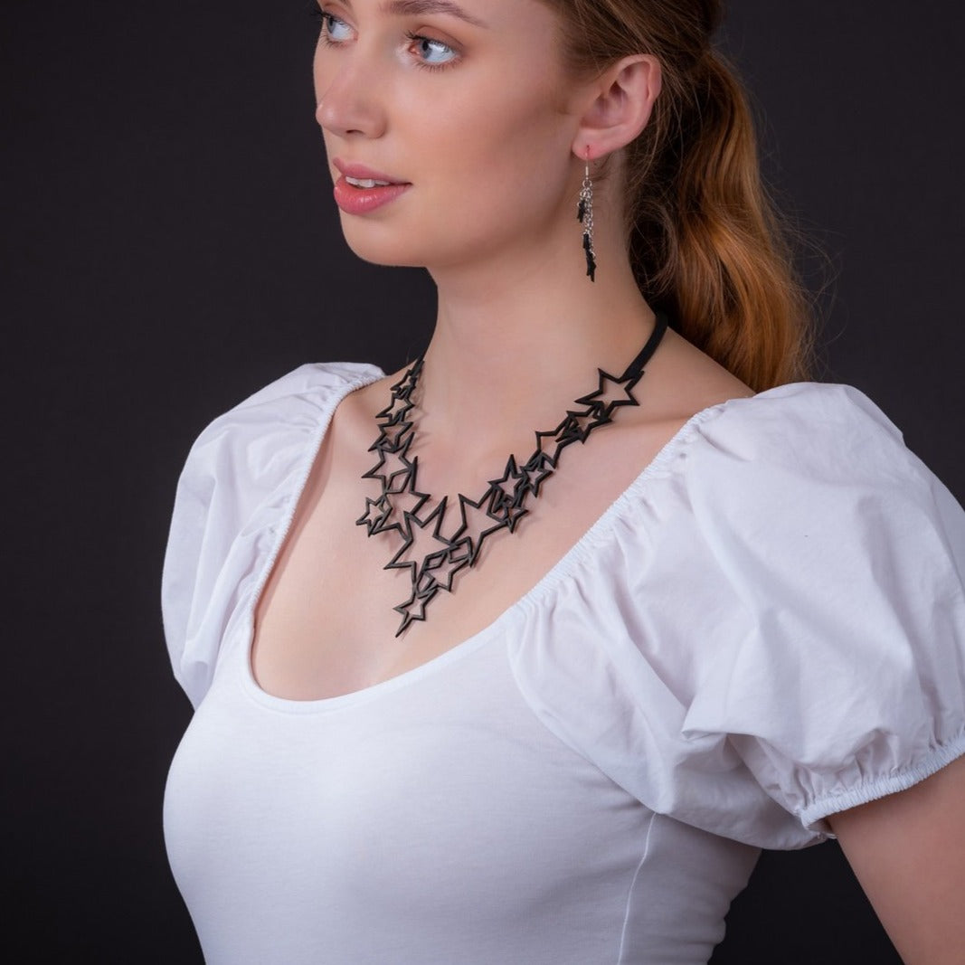 Stars Rubber Necklace