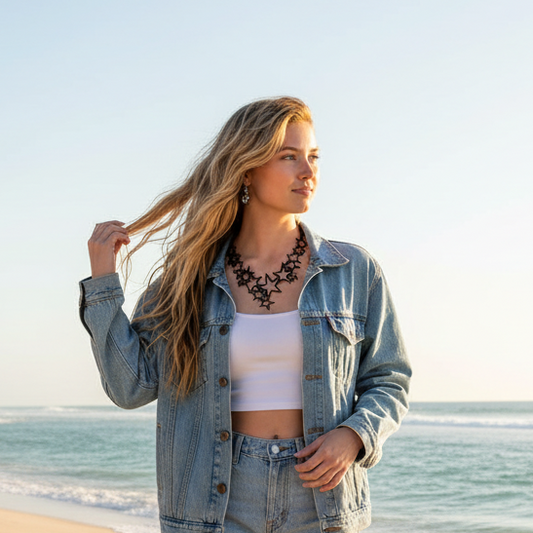 Stars Rubber Necklace