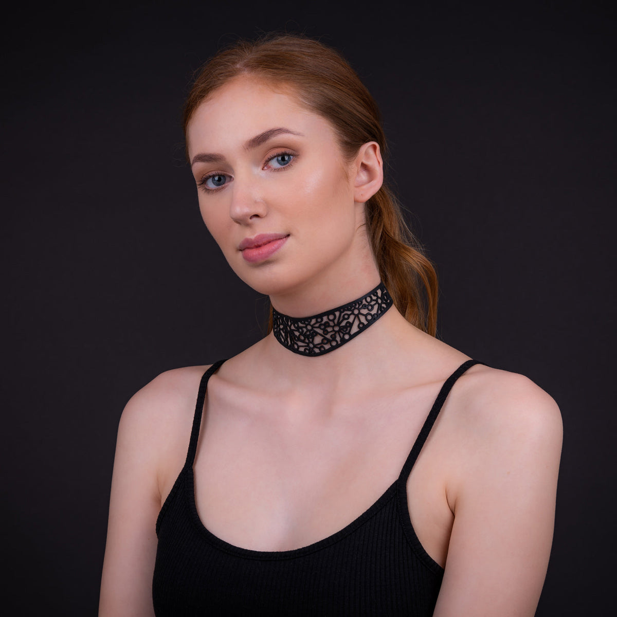 Stargate Recycled Rubber Statement Choker