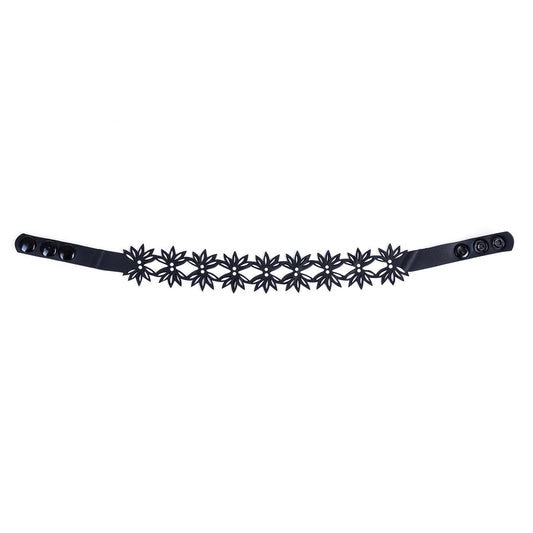 Mimosa Flowers Rubber Choker