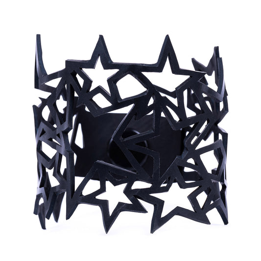 Star Inner Tube Recycled Bracelet