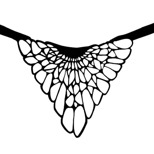 Queeny Statement Rubber Choker