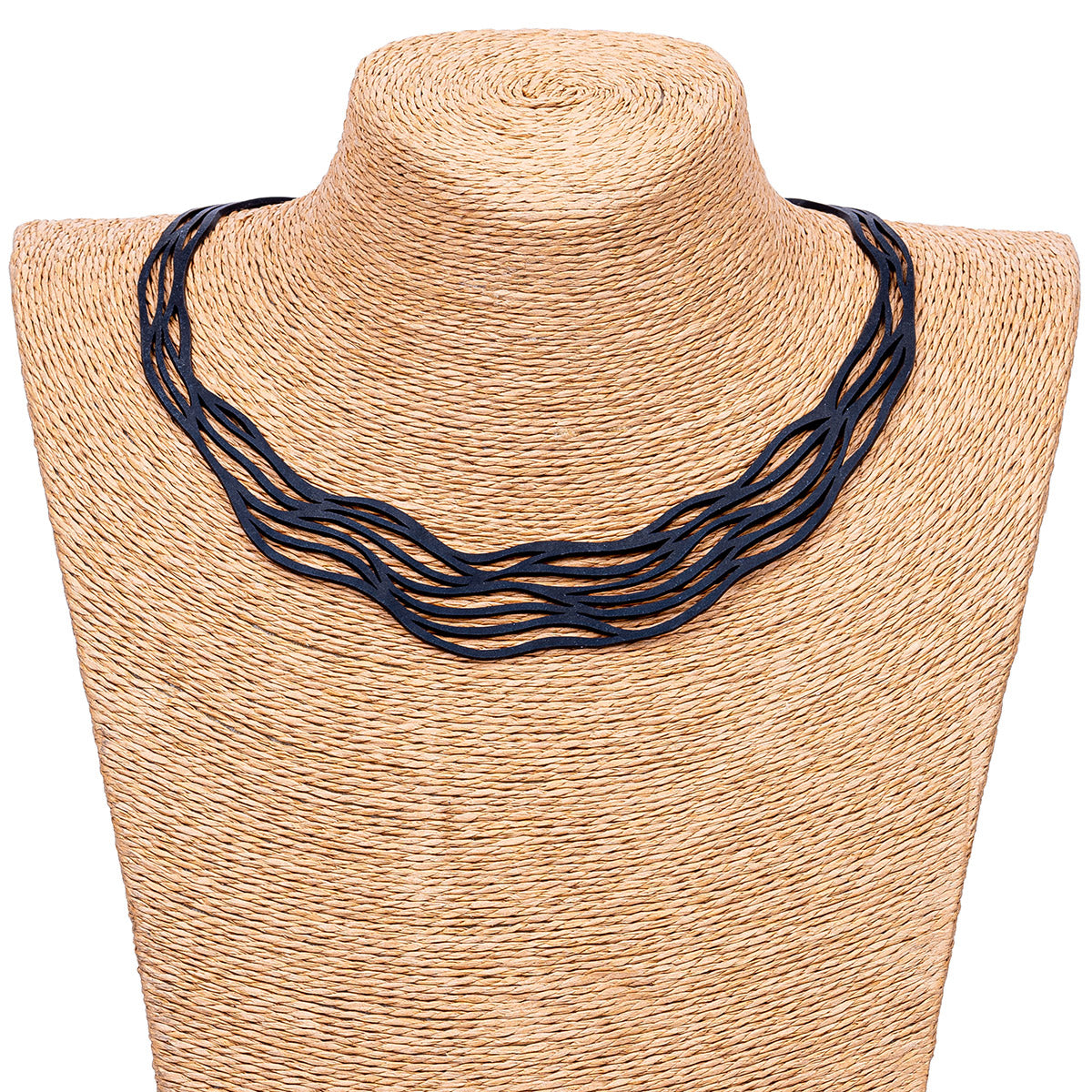 Flow Layered Recycled Rubber Necklace