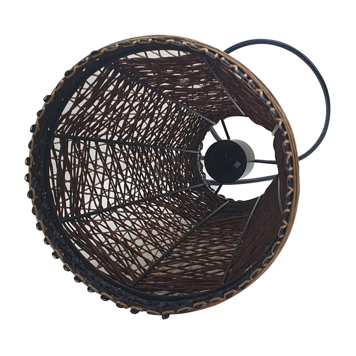 Rattan Pendant Shade Fits Existing Standard Pendant Lounge Bedroom