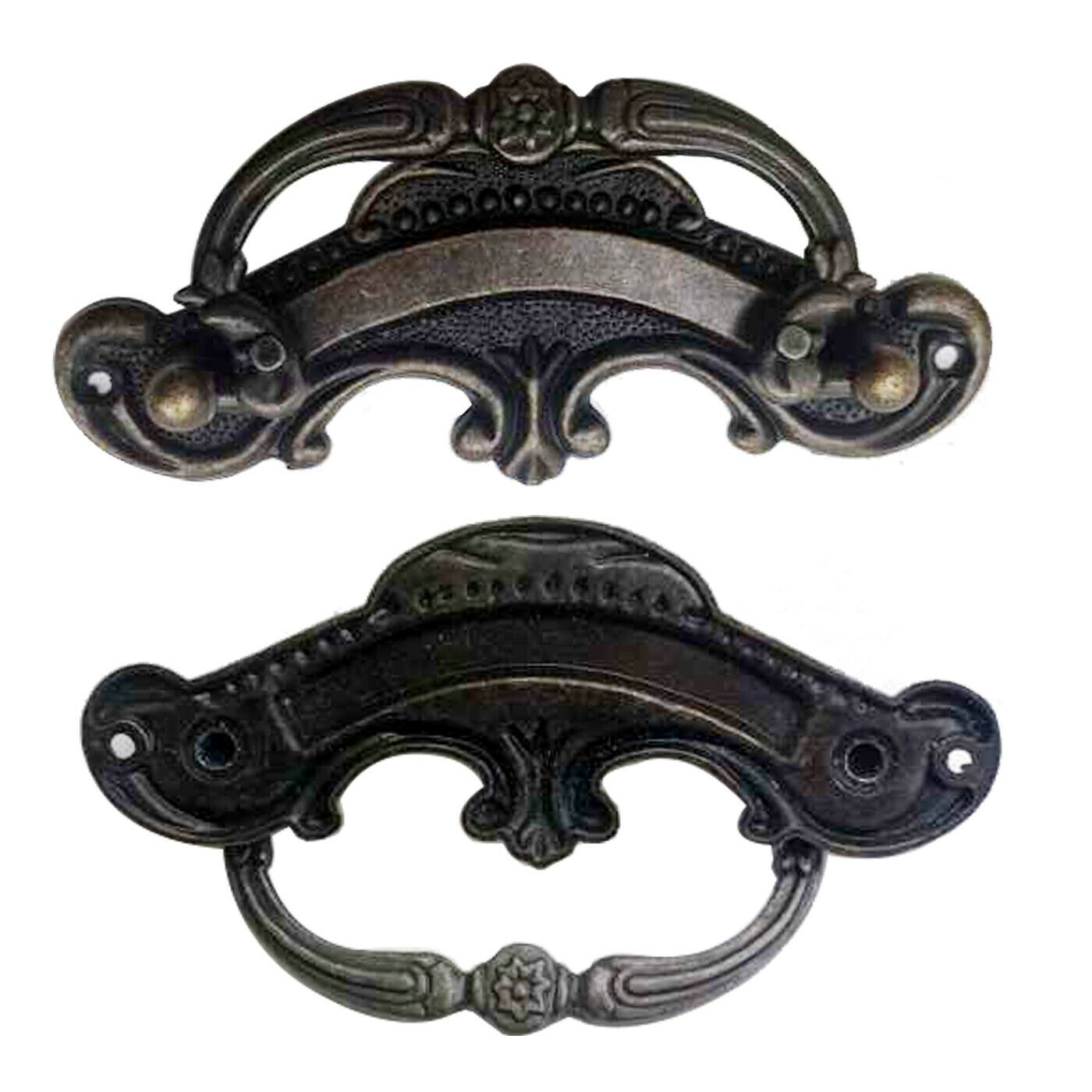 5 Pack Cast Iron Door Handle - Antique Rustic style 90mm ~2102