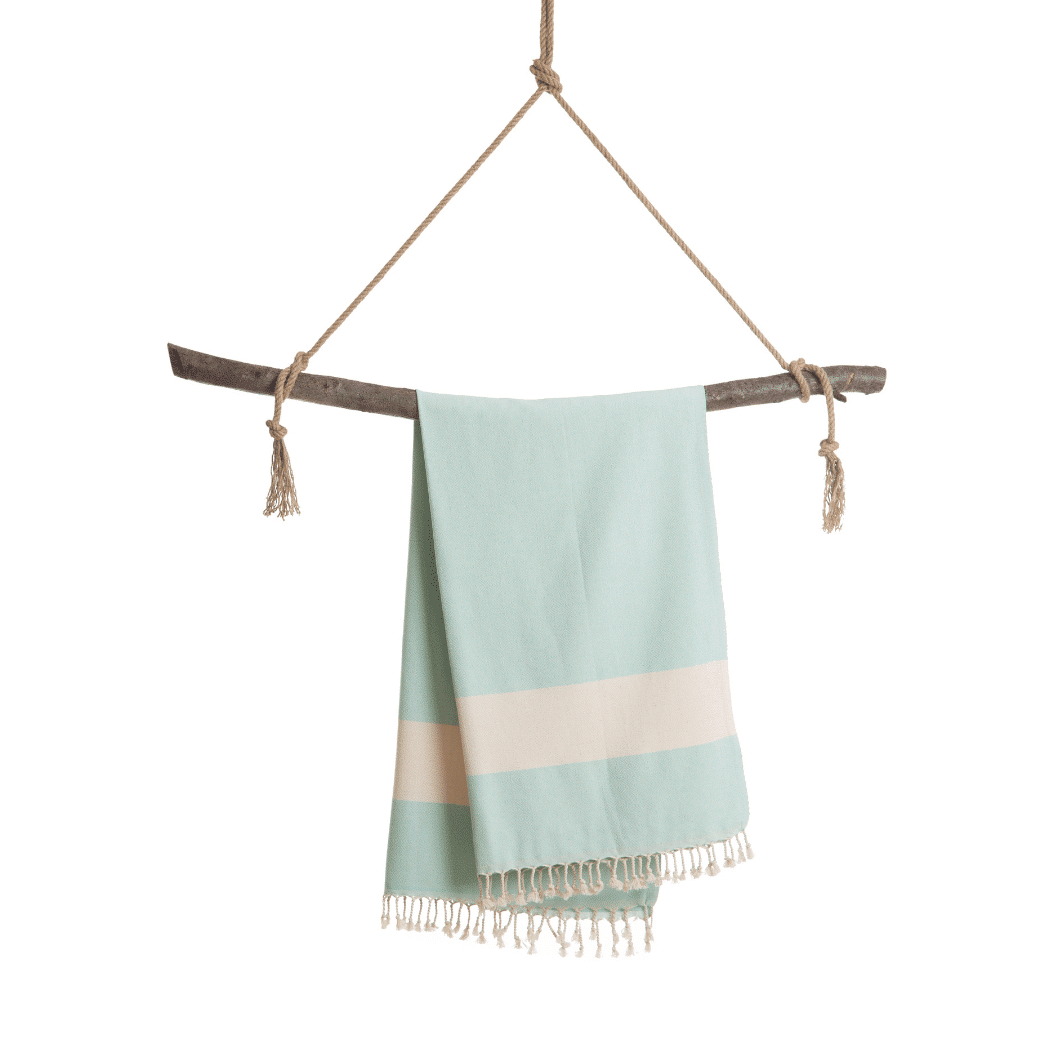 Beach Spa Turkish Hammam Towel Diamant Mint