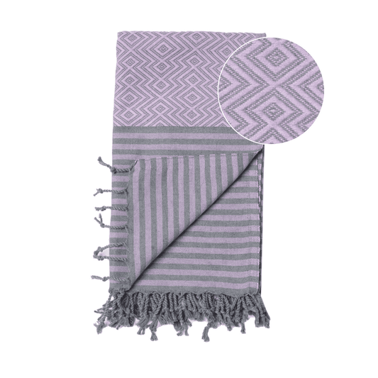 Beach Spa Turkish Hammam Towel Sahara Purple