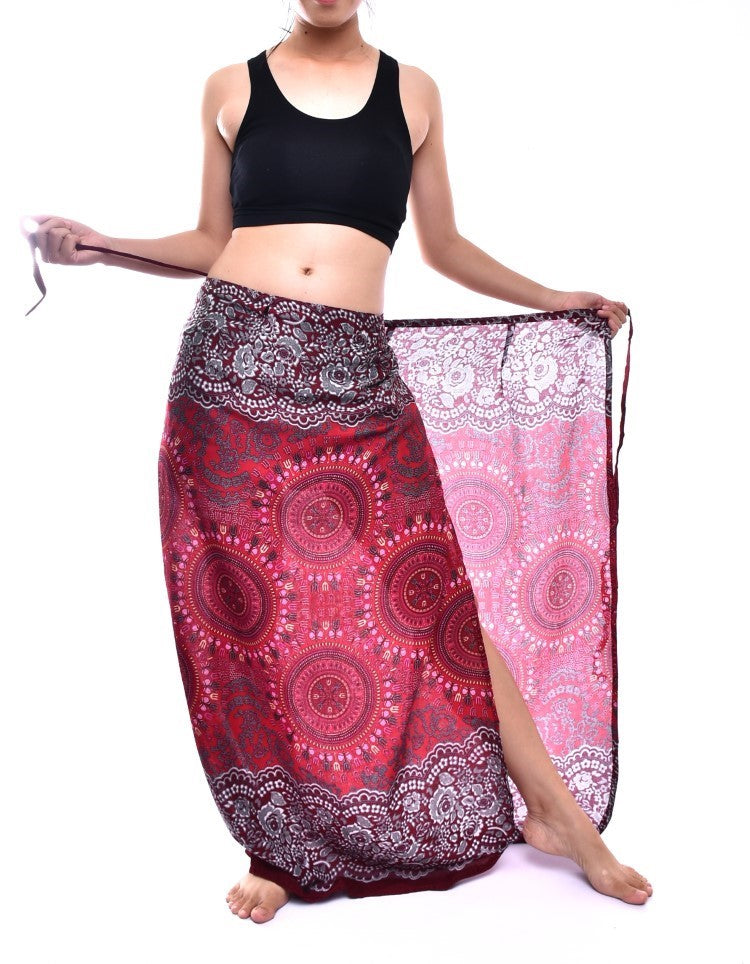 Boho Red Sun Glow Sarong Super Soft 150cm x 110cm