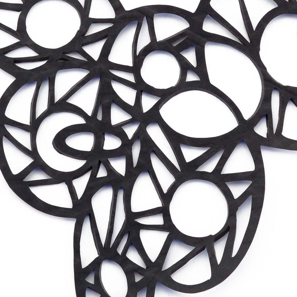 Stellar Geometric Recycled Rubber Necklace product view