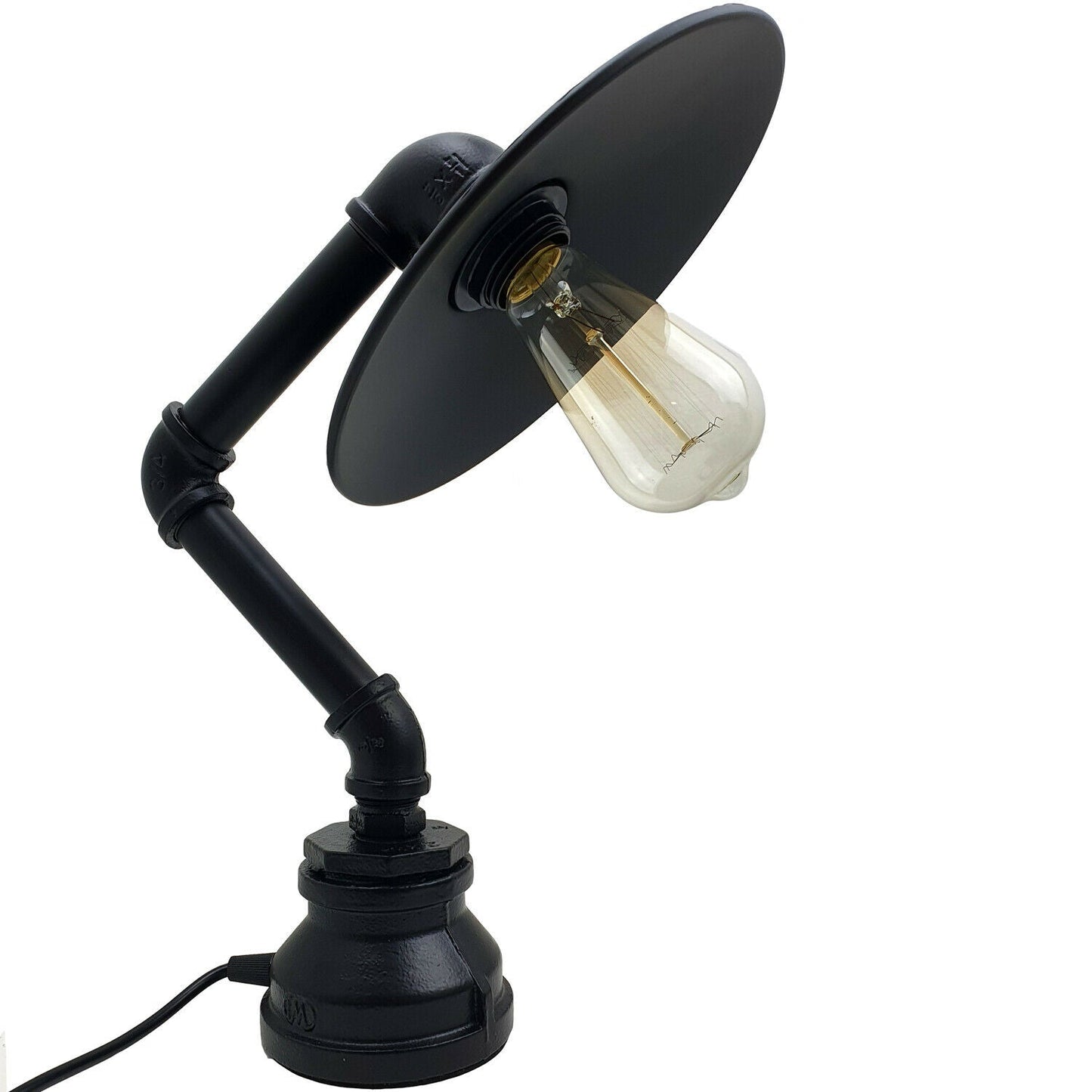 Industrial pipe Table Lamp Light Fixture