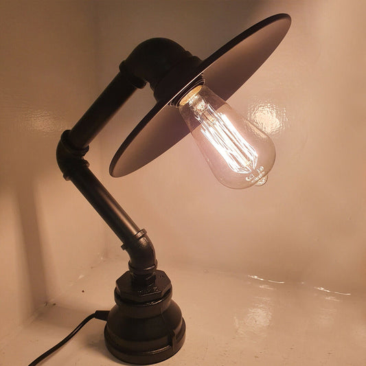 Industrial pipe Table Lamp Light Fixture