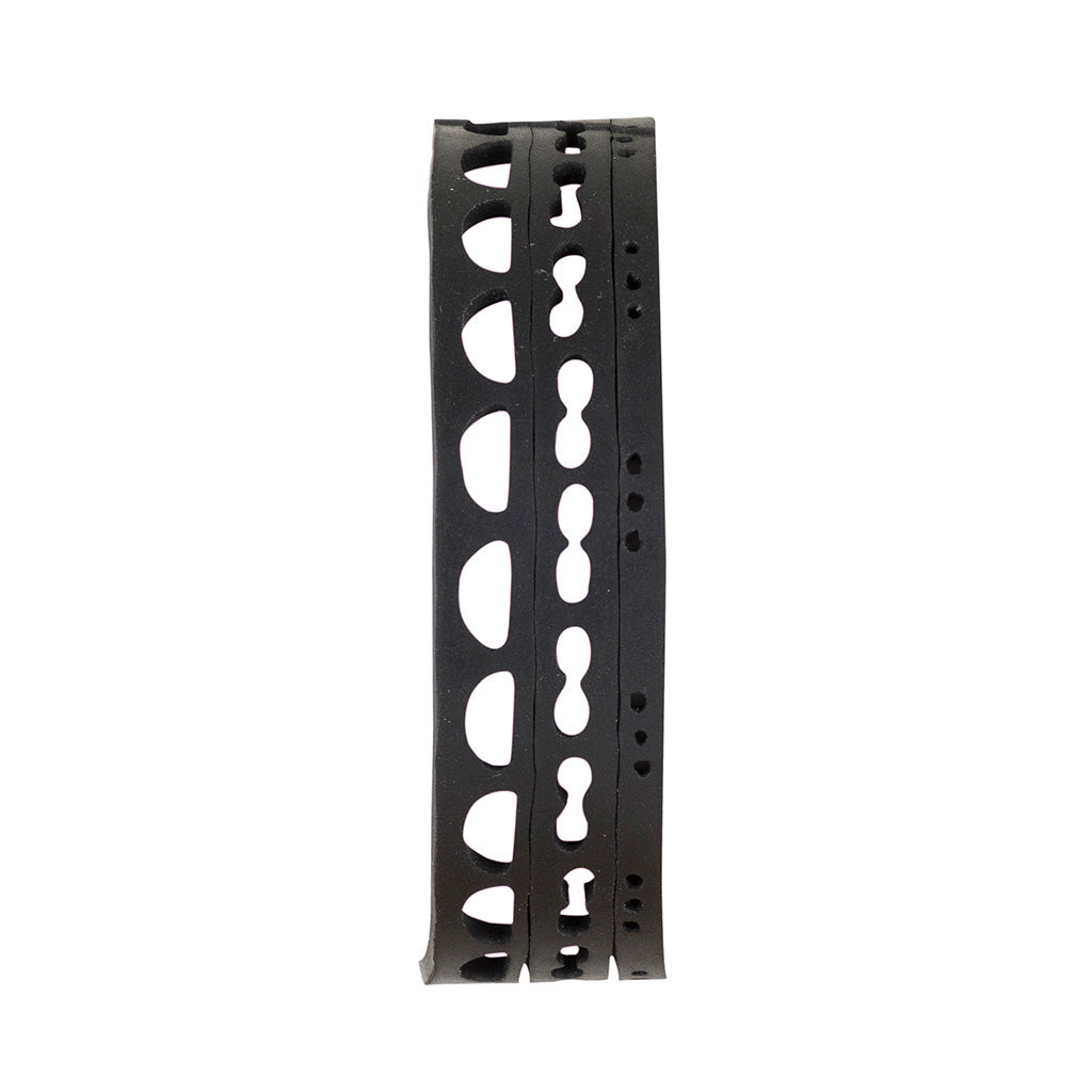 Trio Recycled Rubber Three Band Cuff