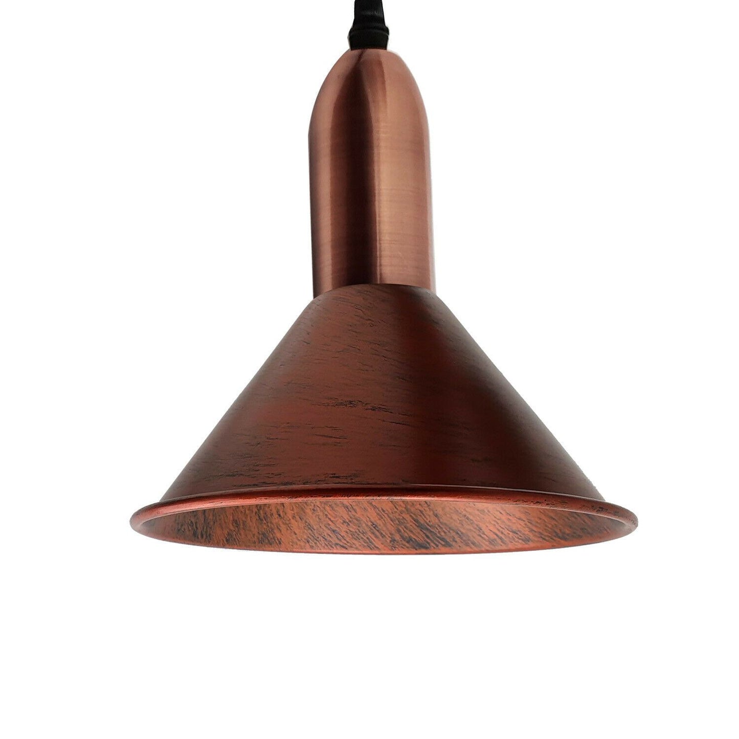 Retro Style 3 Way Rustic Red Metal Pendant Ceiling Light Fitting